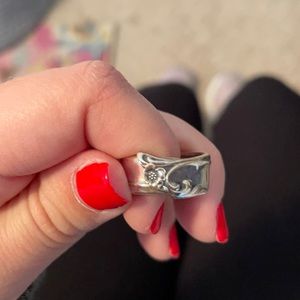 Custom made spoon ring size 5.5